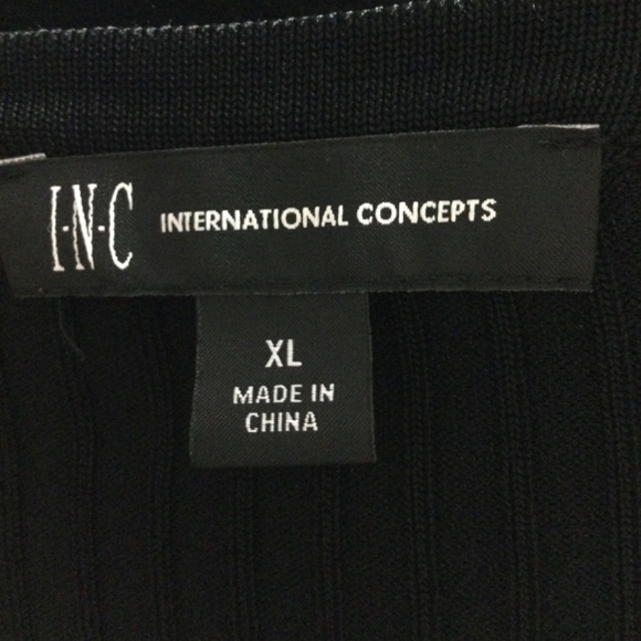Black INC International Concepts XL Sweater - Picture 3 of 3